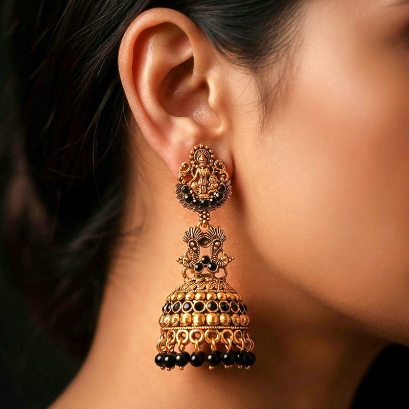 Traditional Premium Lakshmi Jhumka