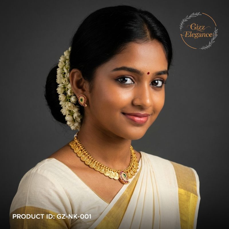 Fusion Coin Mango Necklace Set