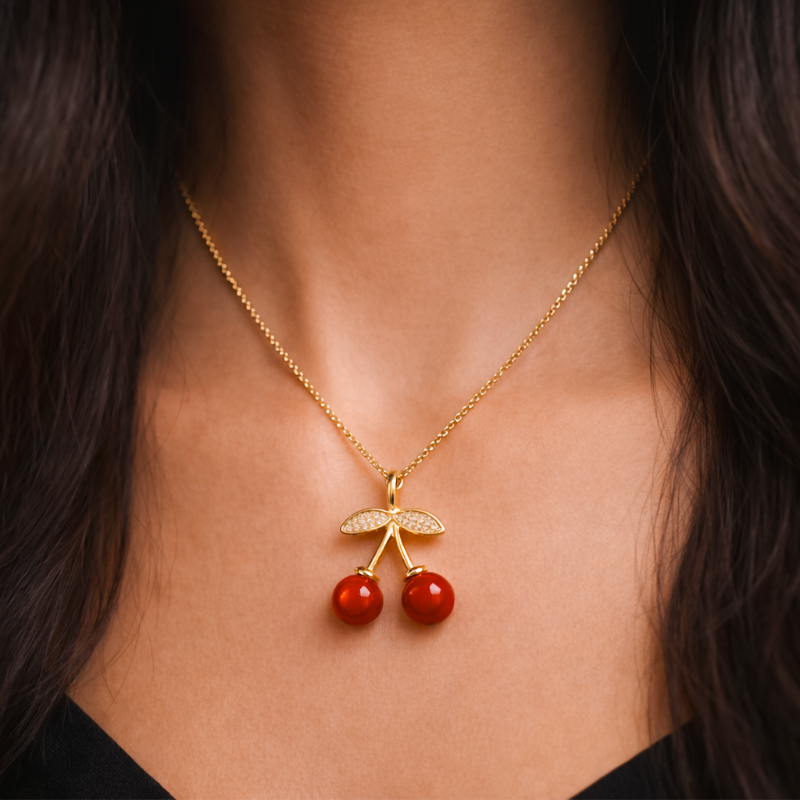 Golden Charm Locket Chain