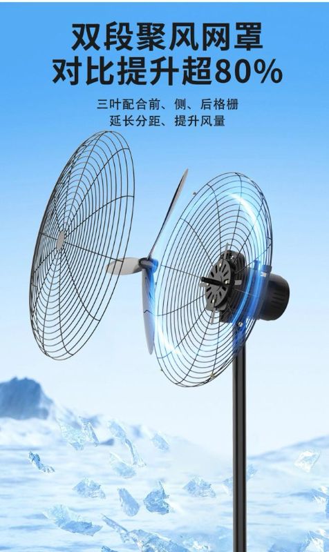 Ventilateur industriel sur pied