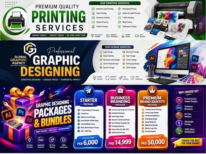 Graphic Designing Packages & Bundles