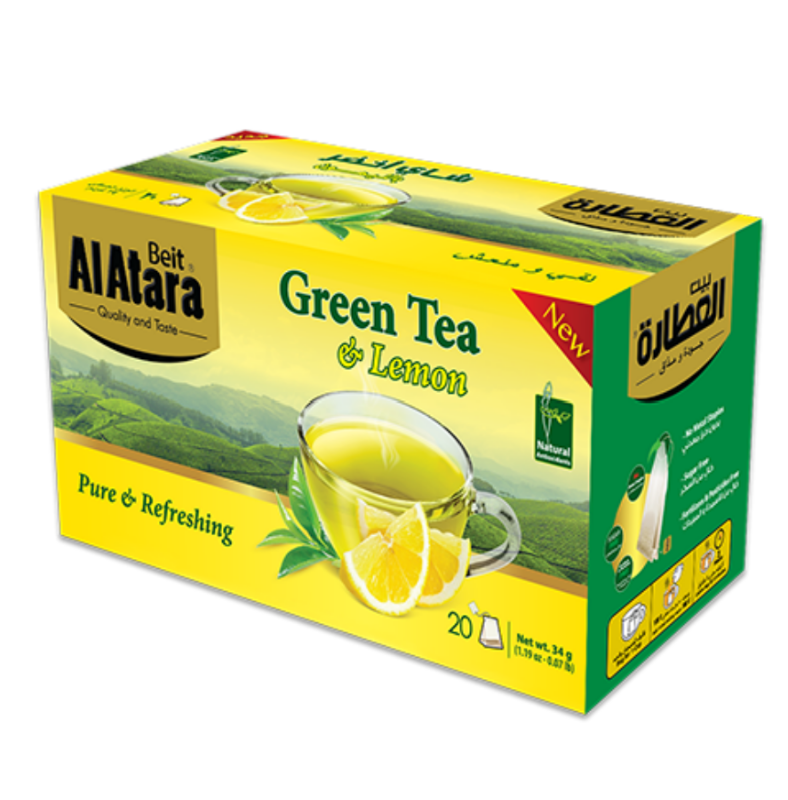 Beit Al Atara Green Tea And Lemon Tea 12X20Tbags