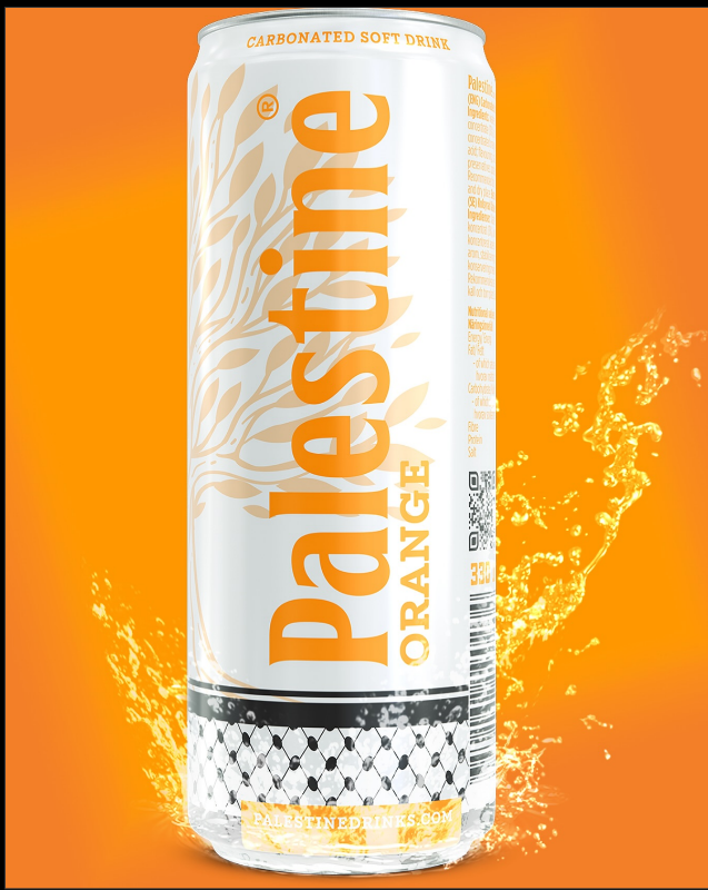 Palestine Soda Drink "Orange