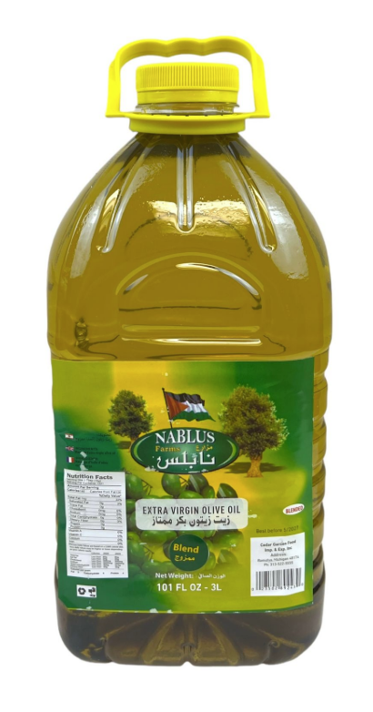 Nablus Blended Olive Oil 4X3Ltr