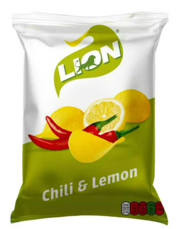 Lion Chips Large "Lemon Chili" 15x140g