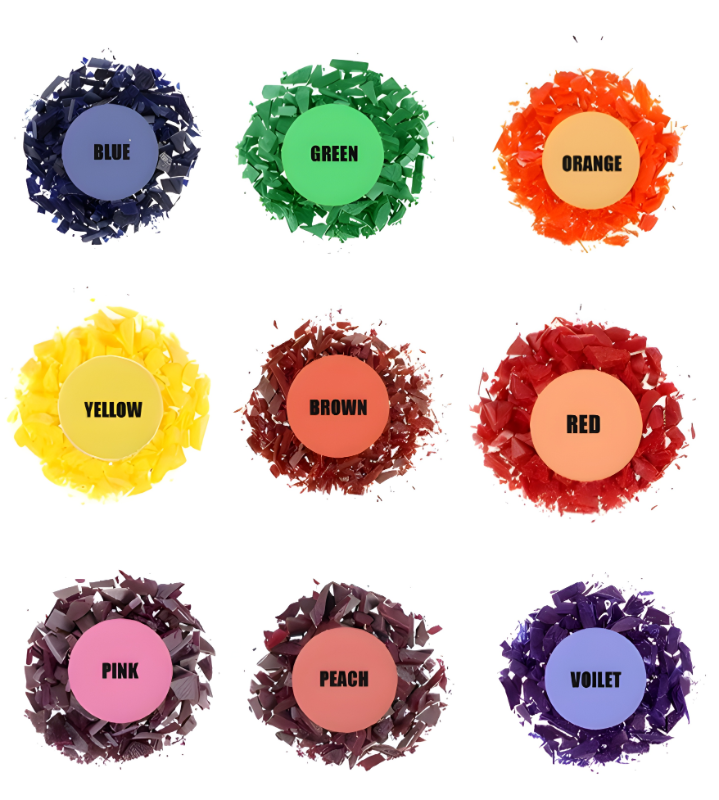 9 Set Non Penetrating Candle Dyes Chips 10g Each