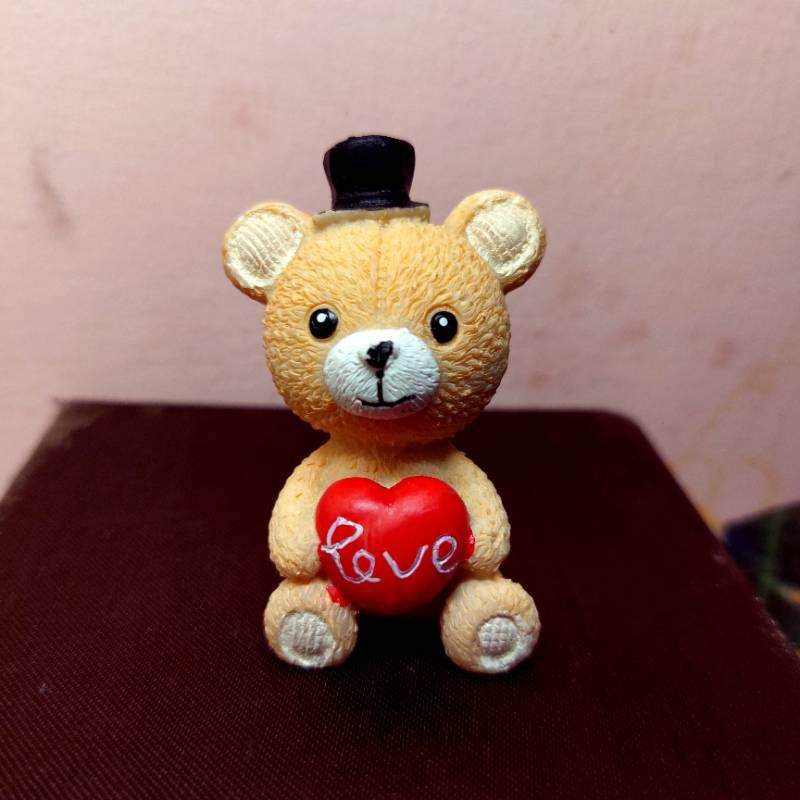 Teddy with Hat Mould 2 Inch Height