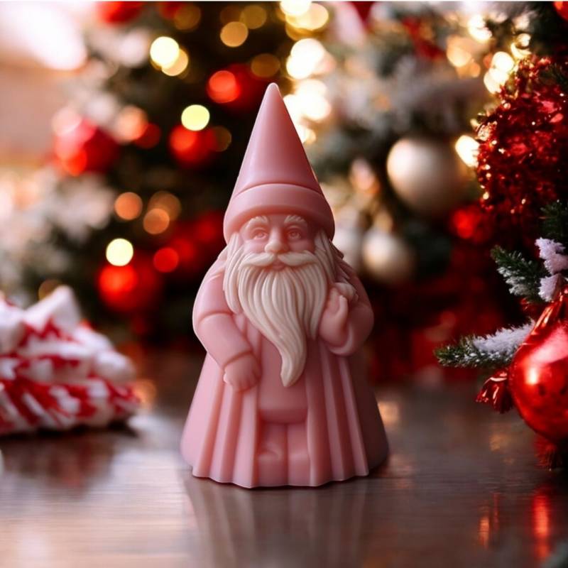 Santa Claus Candle Mould 5 Inch Height