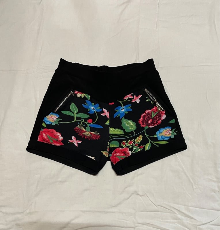 Short de tela estampado