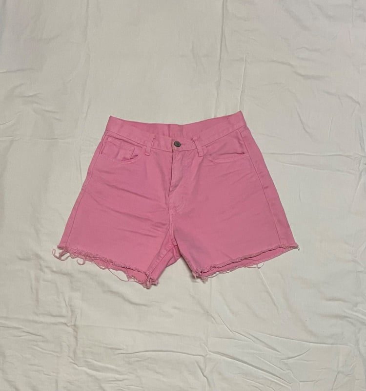 Short de mezclilla rosa