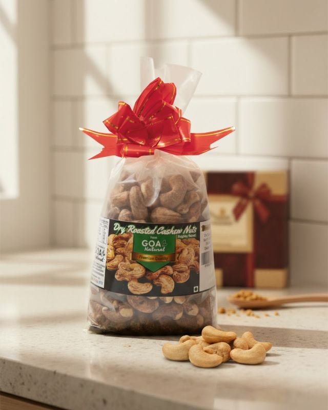 Dry Roasted Cashew Nuts Slightly Salted Premium - 500G