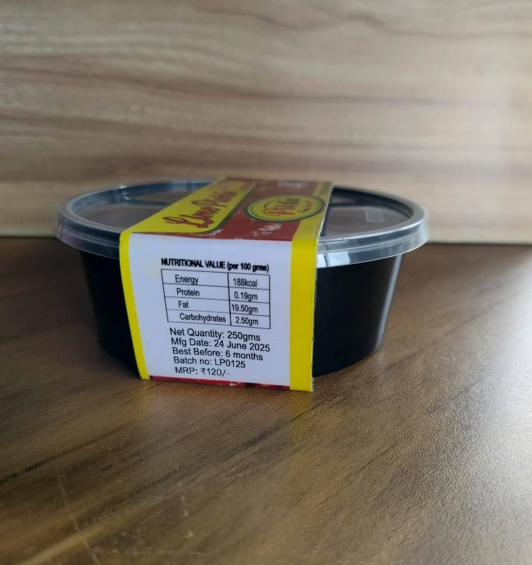 Lime Pickle Authentic - Sweet, Tangy & little Spicy 250 Gm