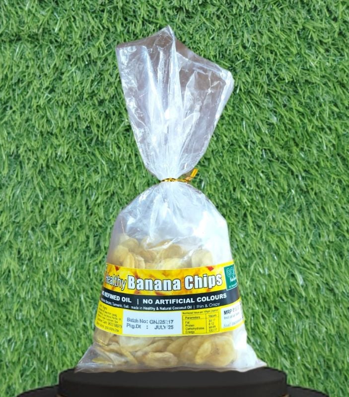 Banana chips 300 gm, Crispy, Tase #1, Fried in Coconut Oil