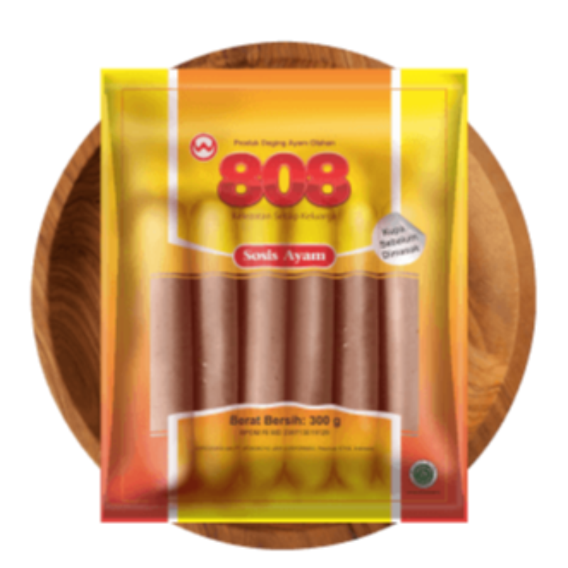 808 Sosis Ayam Original 300gr (12)