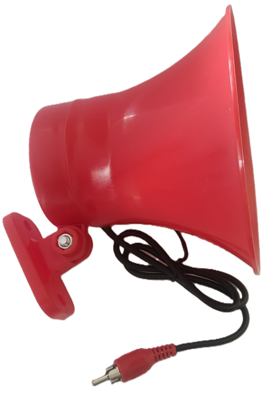 External Red Speaker for Security Camera