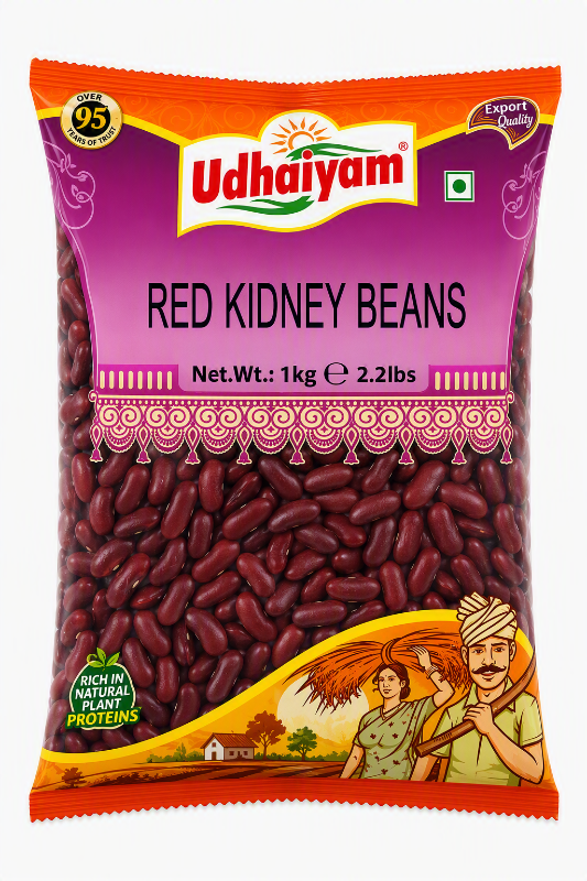 Udhaiyam Red Kidney Beans (Rajma) 1kg