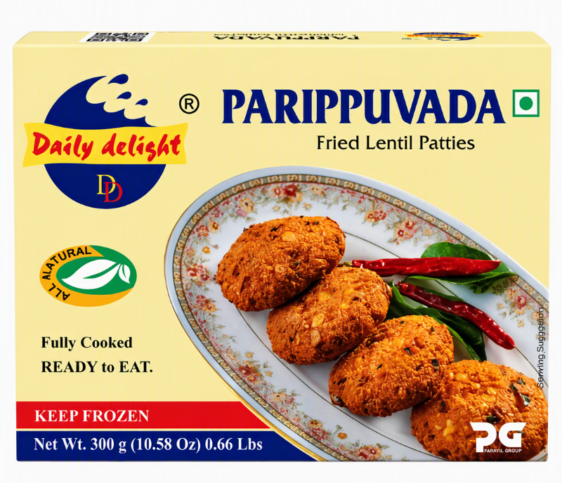 Daily Delight Paruppuvada/Dal Vada 7 pieces
