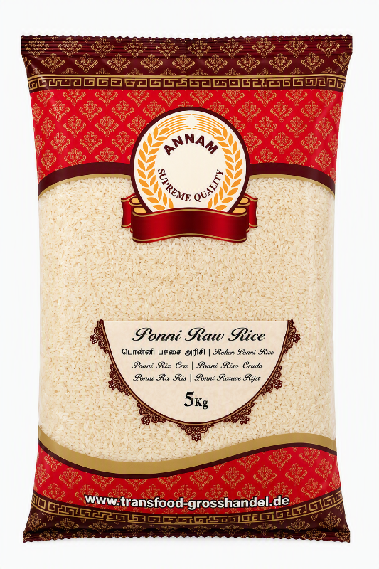 Annam Ponni Raw Rice 5kg