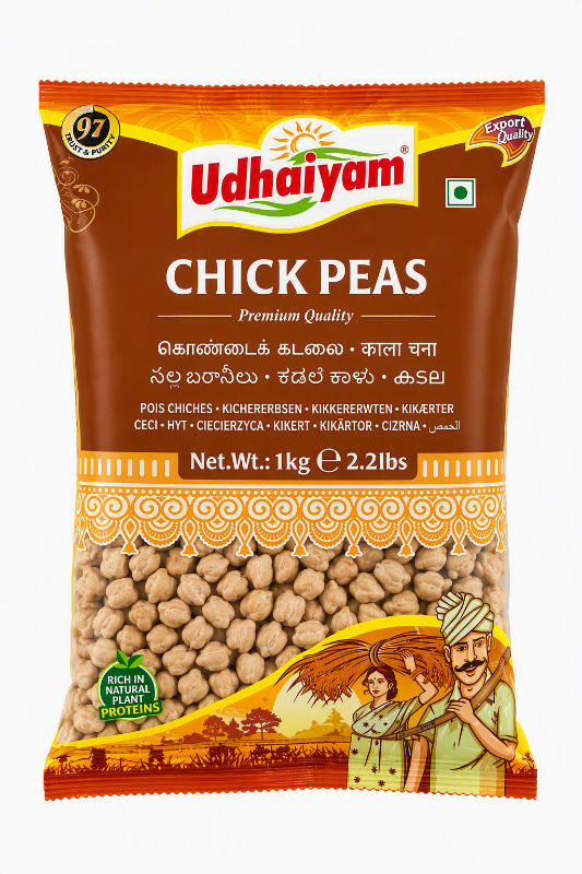 Udhaiyam White Chickpeas 1kg