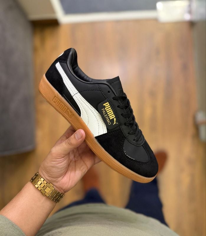 PUMA Palermo Black Sneakers for Girls ₹2,499 | Sizes 36–40 | Free Shipping