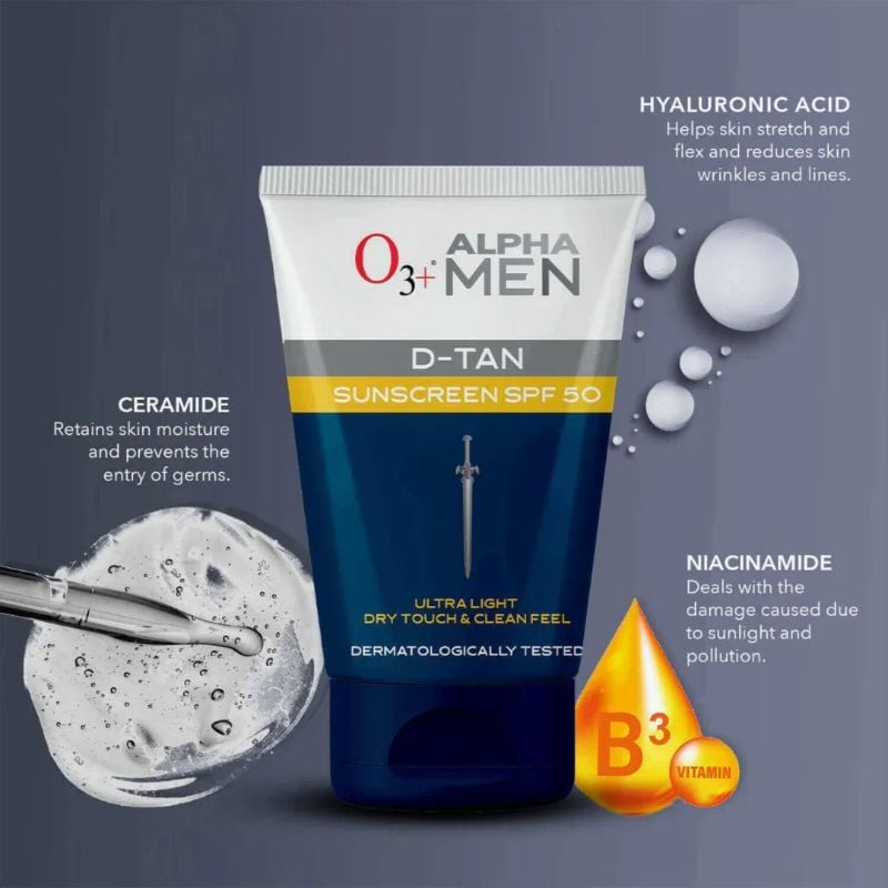 O3+ Alpha Men D-Tan Sunscreen Sold by Amit · GrocoHub  ₹359.10 ₹399.00 10% off Secure payments · UPI · Cards · Net banking · Wallets · COD Weight · 50 Grams selected  50 Grams ₹359.10 Check delivery & COD for your pincod