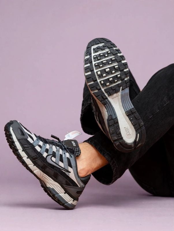 NIKE P-6000 TRAINER GREY BLACK