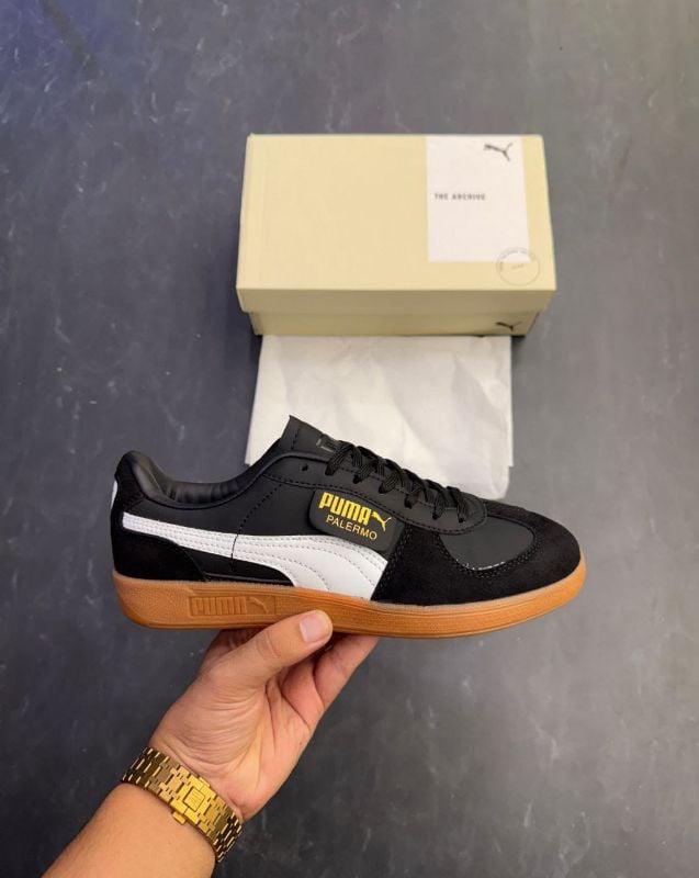 PUMA Palermo Black Sneakers for Girls ₹2,499 | Sizes 36–40 | Free Shipping