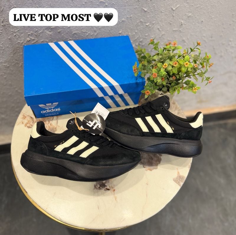 Adidas SL 72 Pro Black White ₹2640 | Free Shipping | WhatsApp: 97254 56248