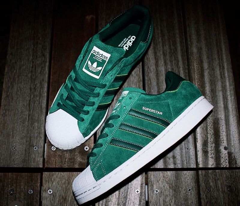 Adidas Originals Superstar Dark Green Sneakers