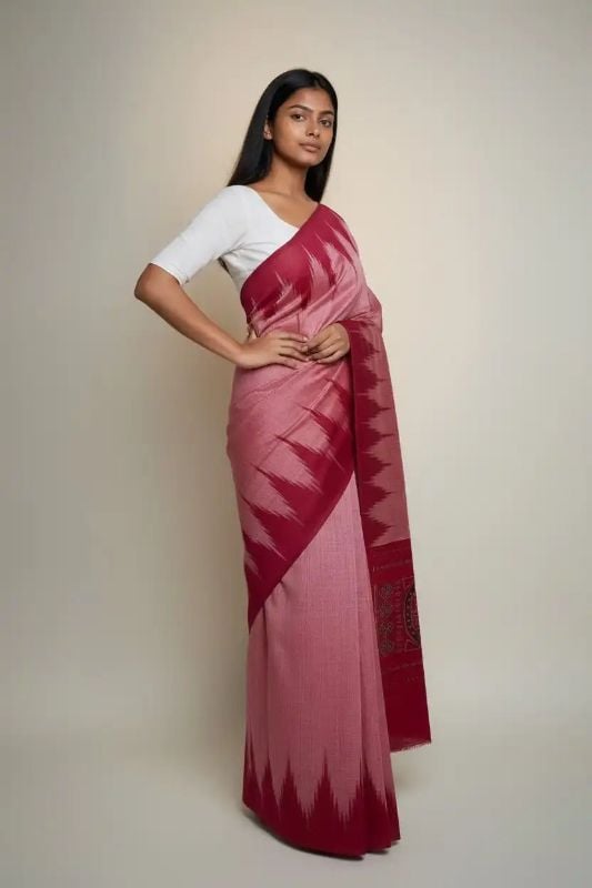Handwoven Sambalpuri Baandha Ikat Cotton Saree in Pink with Blouse Sold by Amit · GrocoHub  ₹2,430.00 ₹2,700.00 10% off Colour: Pink Secure payments · UPI · Cards · Net banking · Wallets · COD Size · Free Size selected Size guide Free Size