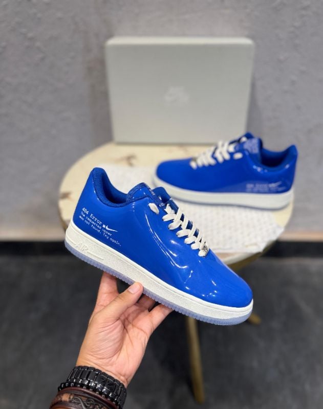 *FIRST TIME IN INDIA - 404 ERROR BLUE GLOSSY SNEAKER - THE VIRAL HYPE IS REAL*