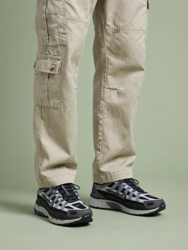NIKE P-6000 TRAINER GREY BLACK