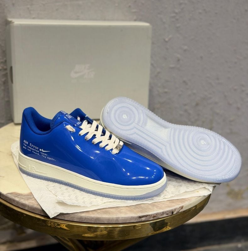 *FIRST TIME IN INDIA - 404 ERROR BLUE GLOSSY SNEAKER - THE VIRAL HYPE IS REAL*
