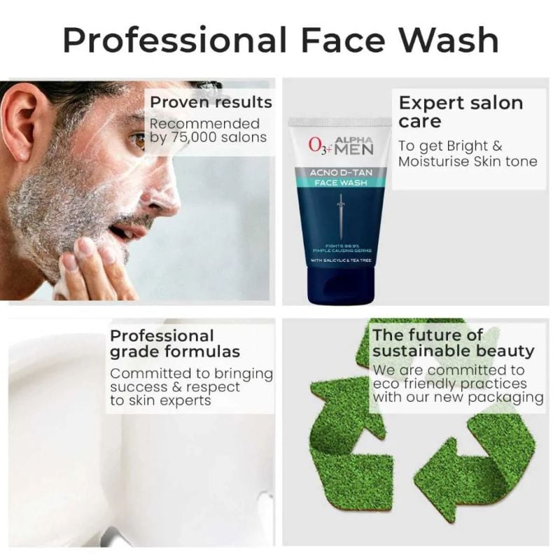 O3+ Alpha Men Acno D-Tan Face Wash Sold by Amit · GrocoHub  ₹202.50 ₹225.00 10% off Secure payments · UPI · Cards · Net banking · Wallets · COD Weight · 100 Milliliters selected  100 Milliliters ₹202.50