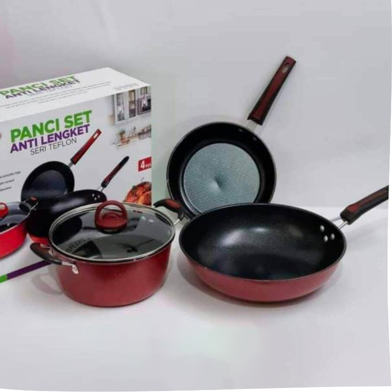 SET PANCI 4PCS TEFLON SERIES GSF