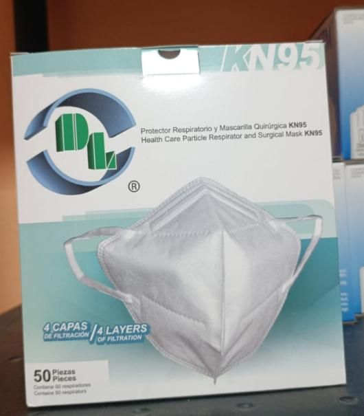 Protector Respiratorio Y Mascarilla Quirúrgica KN95 - Caja Con 50 Piezas