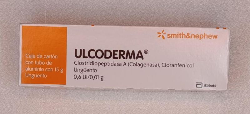 ULCODERMA - Ungúento Para La Desinfección Y Limpieza De Heridas Profundas - Tubo Con 15 Gramos