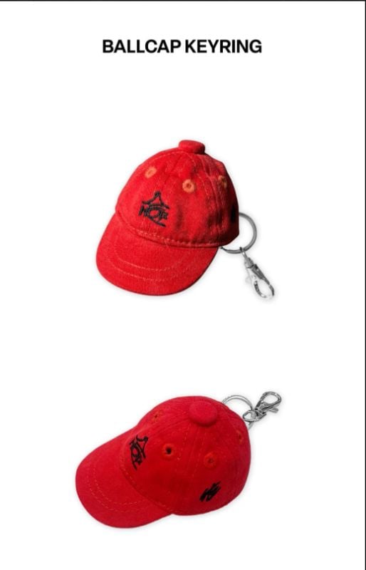 Ballcap Keyring / '合 (HOP)' Pop-up Store MD 💦