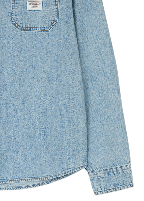 [Guess Jeans] Men's L-Tone Regular Denim Long Sleeve Shirt