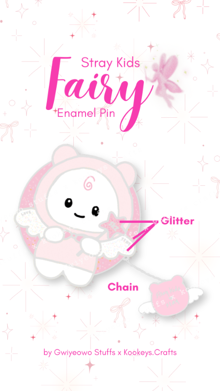 Stray Kids Fairy Enamel Pin 🧚🏻‍♀️