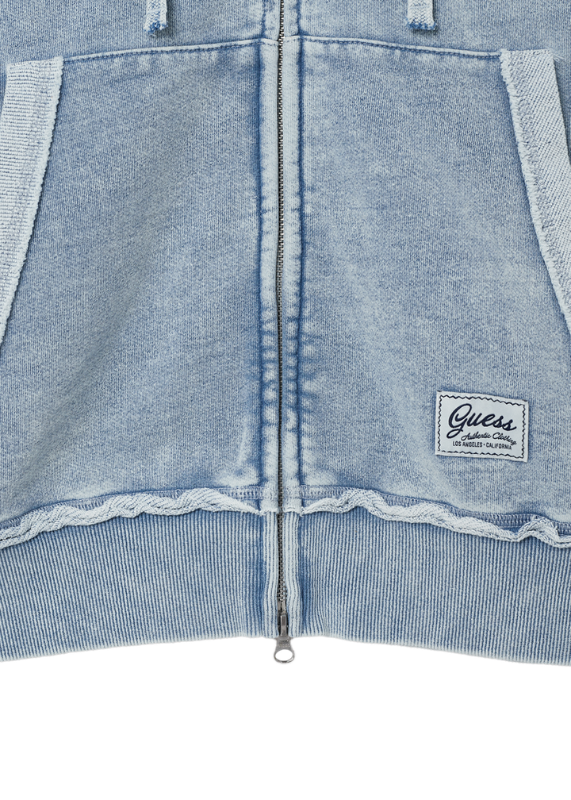 Unisex Cut-out Point Zip-up