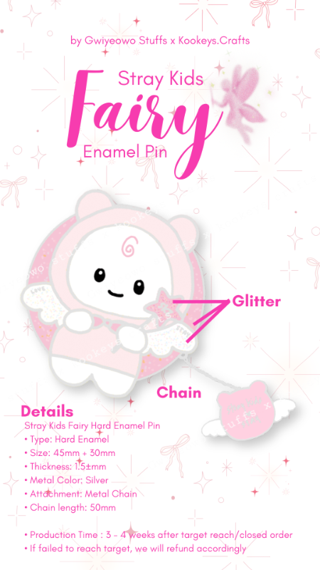Stray Kids Fairy Enamel Pin 🧚🏻‍♀️