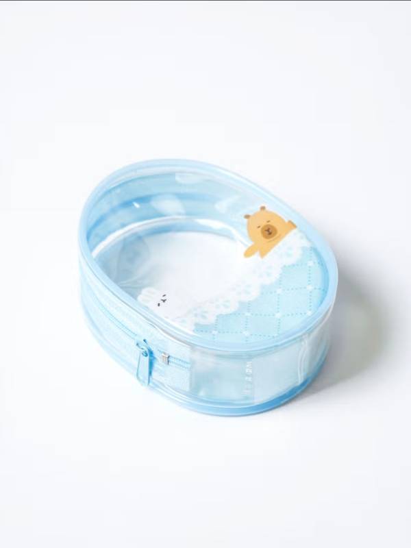 Cool Summer Transparent Round PVC Pouch