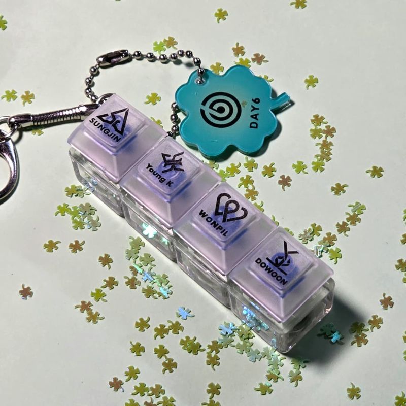 DAY6 Fanmade Keycap Keyring 🍀