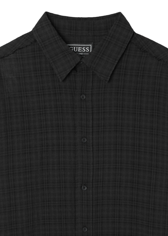 Men's Textured Long Sleeve Shirt