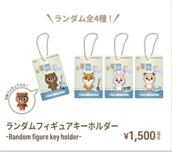 (Random) Figure Key Holder / The DECADE in JAPAN