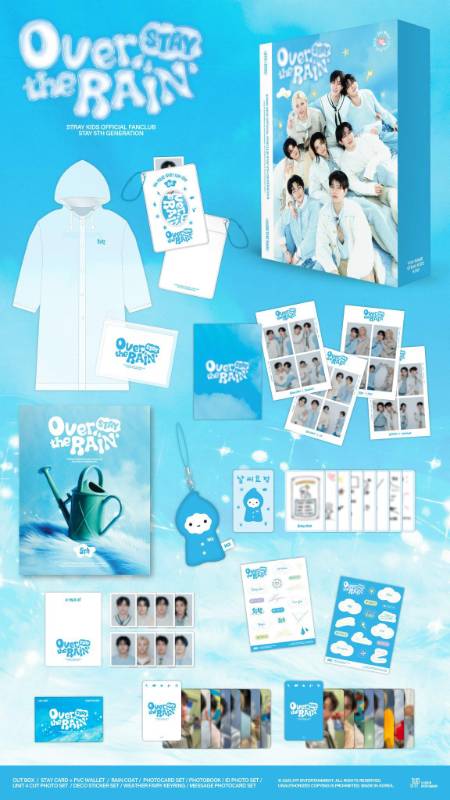 Stray Kids Fankit Over the Rain 🌧️ /Stray Kids -『STRAY KIDS 5TH FANCLUB』