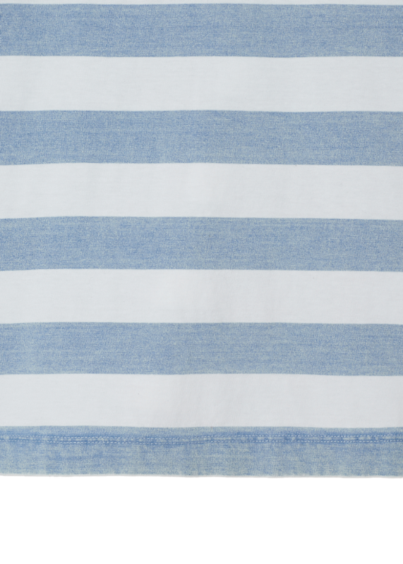 [Guess Jeans] Men's Regular Indigo Stripe Short Sleeve T-shirt