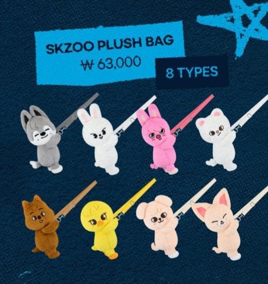 SKZOO Plush Bag