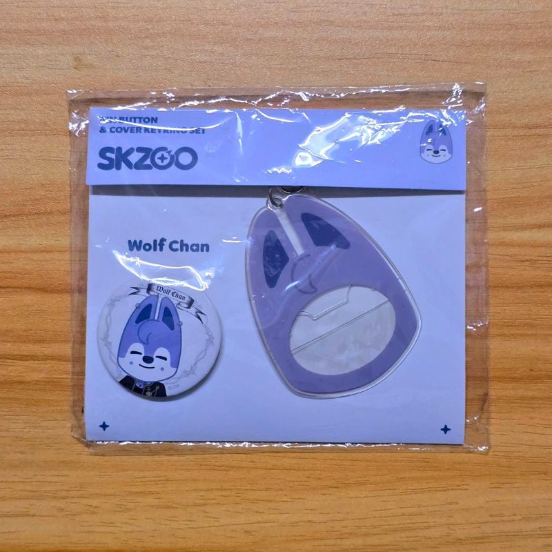 SKZOO Pin Badge & Cover Keyring Set / Stray Kids -『dominATE Pop-Up Cafe』🥠